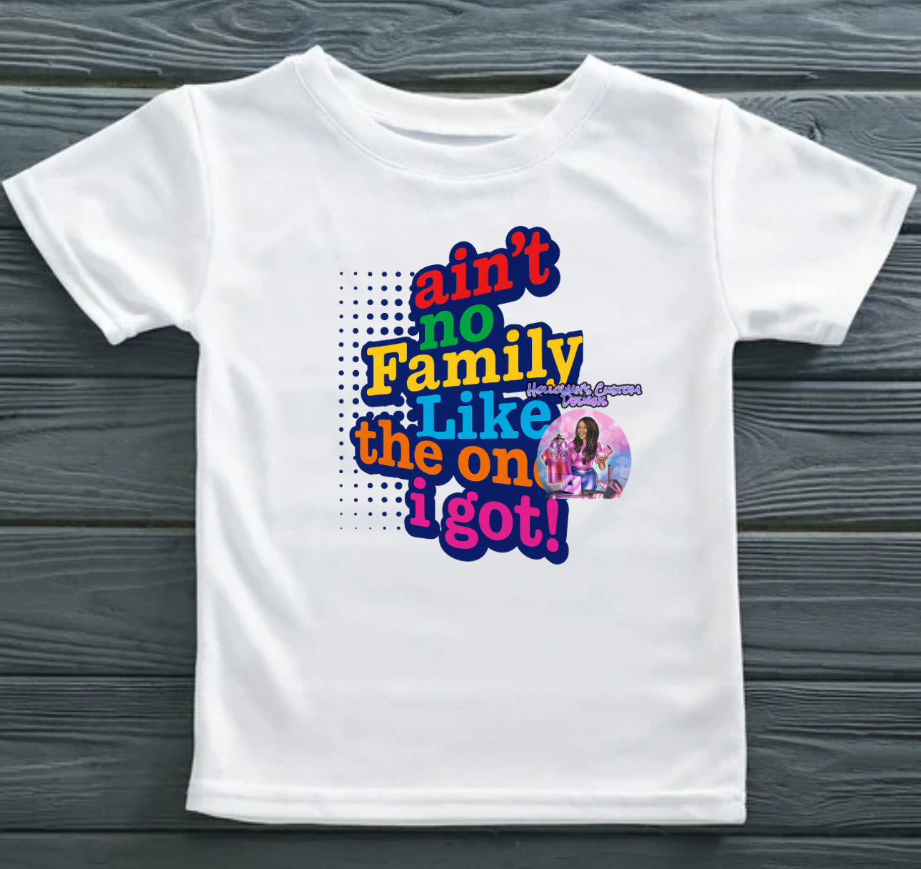 Adult Center print Shirt (any design)