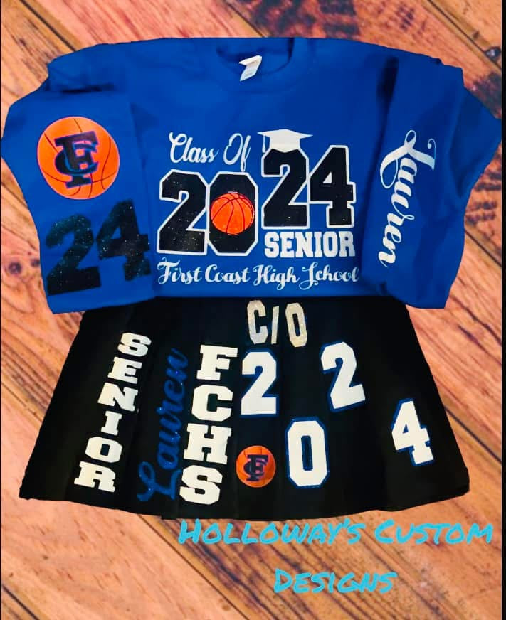 Custom Jean Outfit (BEDAZZLED JEANS OR SKIRT WITH CORSET OR SHIRT)