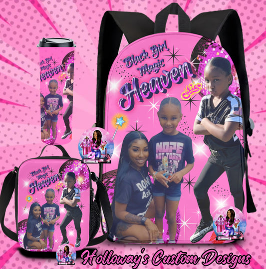 Customized B2 School Bookbag Set