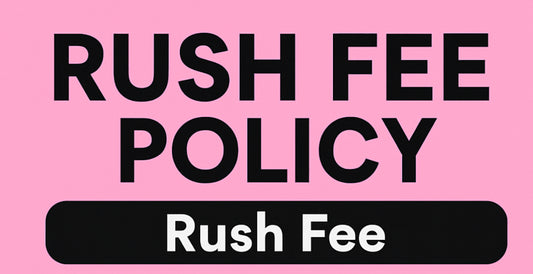 Rush order fee 5-10 business days or less (M-F)