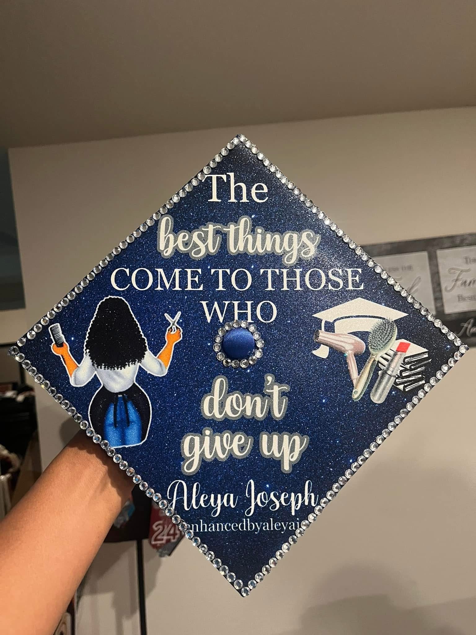 Grad Cap Topper with Bling – Holloway’s Custom Designs